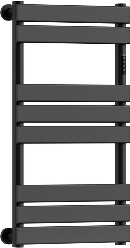 Полотенцесушитель электрический Bauedge Spectrum AF0019 40x95, черный матовый