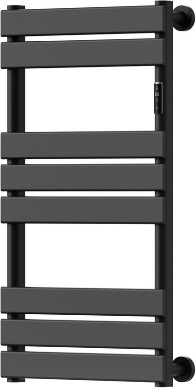Полотенцесушитель электрический Bauedge Spectrum AF0019 40x95, черный матовый