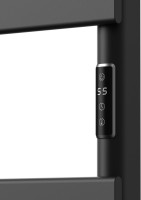 Полотенцесушитель электрический Bauedge Spectrum AF0019 40x95, черный матовый