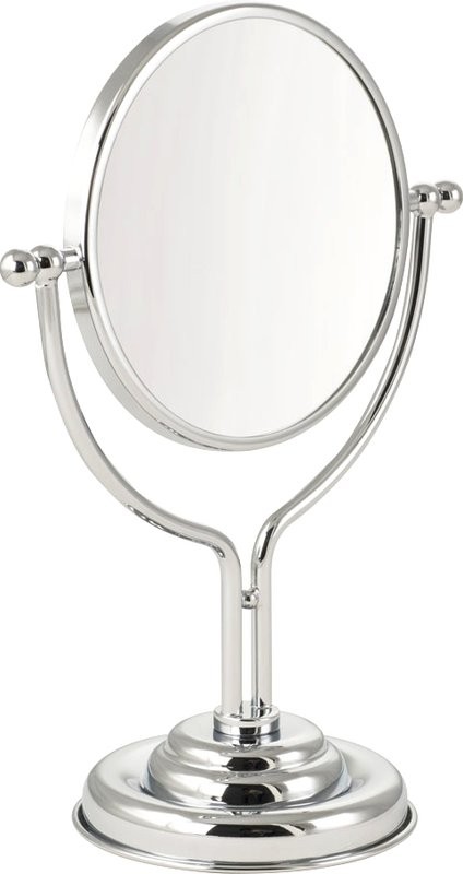 Косметическое зеркало Migliore Mirella 17240 без подсветки, двухстороннее, хром