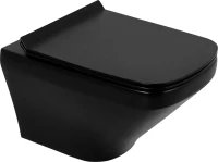 Унитаз подвесной BelBagno Sela BB3201CHR-MB матовый черный Унитаз подвесной BelBagno Sela BB3201CHR-MB матовый черный