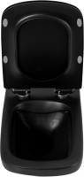 Унитаз подвесной BelBagno Sela BB3201CHR-MB матовый черный