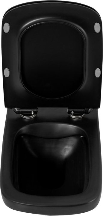 Унитаз подвесной BelBagno Sela BB3201CHR-MB матовый черный