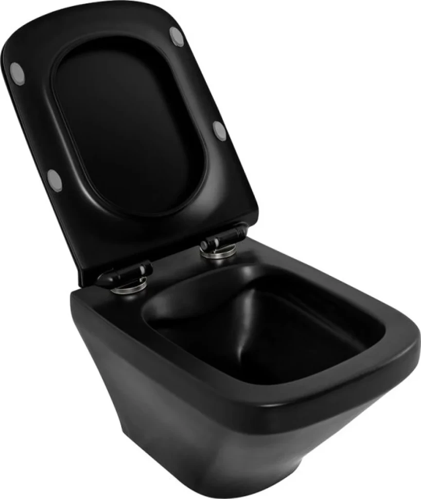 Унитаз подвесной BelBagno Sela BB3201CHR-MB матовый черный