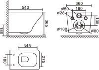 Унитаз подвесной BelBagno Sela BB3201CHR-MB матовый черный