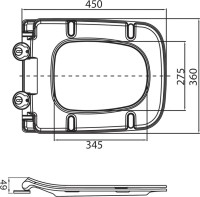 Унитаз подвесной BelBagno Sela BB3201CHR-MB матовый черный