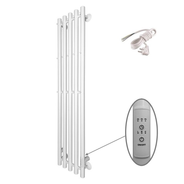 Полотенцесушитель электрический Altasan АргоЛюкс 120х27 белый матовый