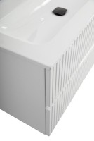 Тумба с раковиной Cezares Duet 100 bianco opaco, раковина Cezares CZR-8073-100