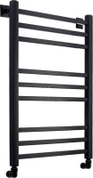 Полотенцесушитель водяной Comfysan Pioli-K W-8 80х50 80x55 см, черный матовый, лесенка