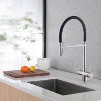 Смеситель для кухни Abber Wasser Kreis AF81141SP с гибким изливом, сатин