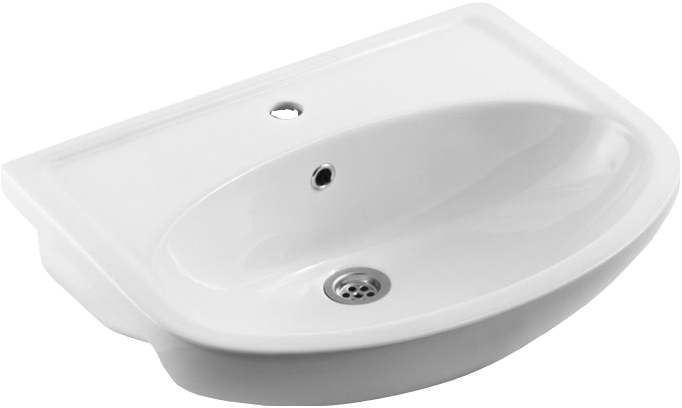 Мебель для ванной комнаты Runo Лада 60 подвесная, блэквуд, белая