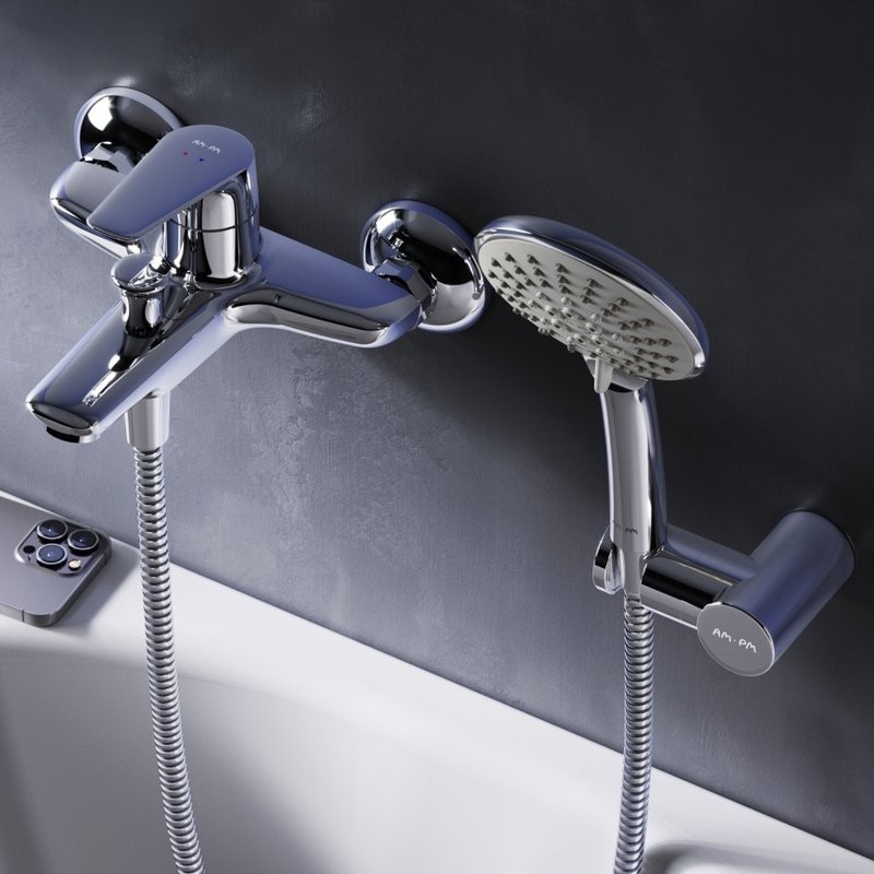 Смеситель для ванны с душем AM.PM Joy F85E15000