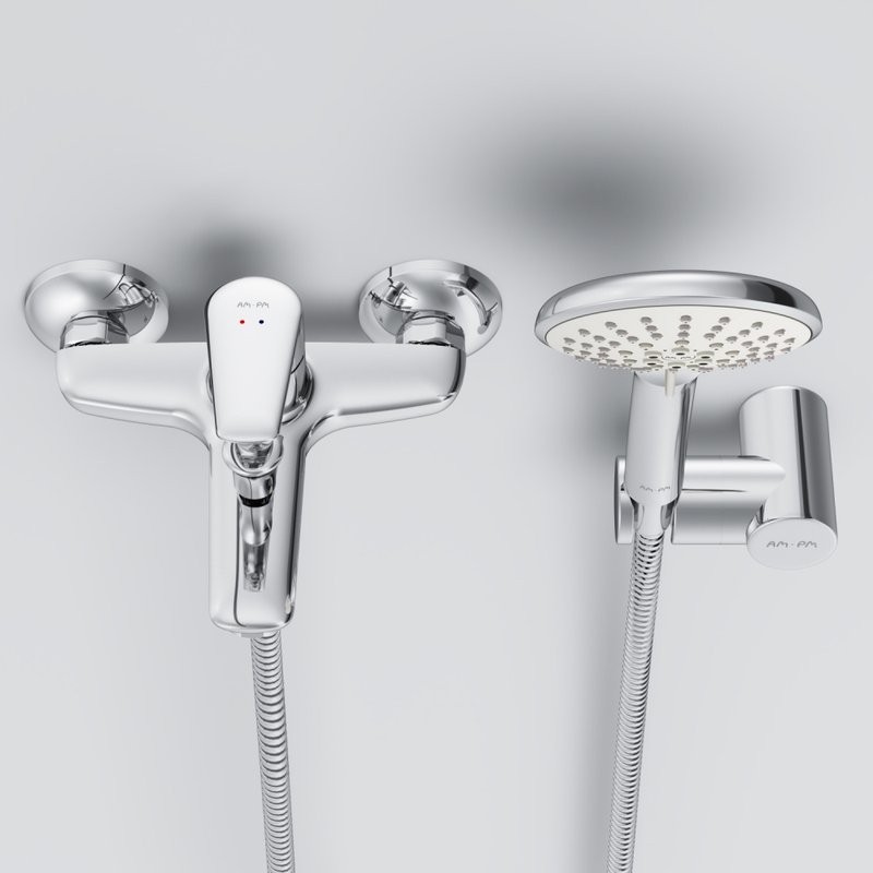 Смеситель для ванны с душем AM.PM Joy F85E15000