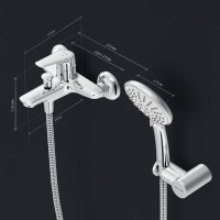 Смеситель для ванны с душем AM.PM Joy F85E15000 Смеситель для ванны с душем AM.PM Joy F85E15000
