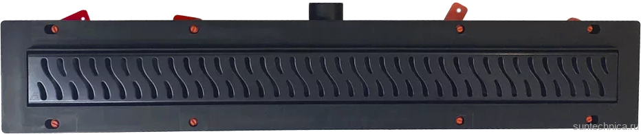 Душевой трап (лоток) Veconi Harmony B 950 черный матовый