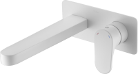 Смеситель для раковины Boheme Spectre 455-MW С ВНУТРЕННЕЙ ЧАСТЬЮ  белый