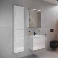 Мебель для ванной комнаты Sancos Libra 60 см белый глянец
