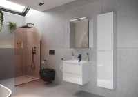 Мебель для ванной комнаты Sancos Libra 60 см белый глянец