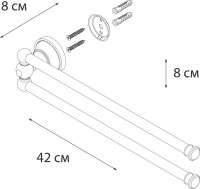 Полотенцедержатель Fixsen Bogema FX-78502A