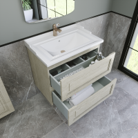 Мебель для ванной комнаты Caprigo Wales 70 беленый дуб