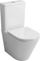 Унитаз-компакт напольный Grossman GR-4450SQ безободковый, с микролифтом, белый