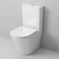 Унитаз-компакт напольный Grossman GR-4450SQ безободковый, с микролифтом, белый