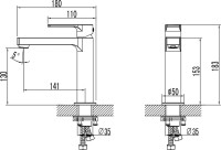 Смеситель для раковины Lemark plus Grace LM1537C
