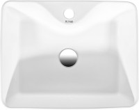 Тумба с раковиной Runo Орлеан 70 белая матовая, черная, раковина Lavello 50