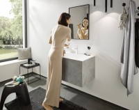 Смеситель для раковины Hansgrohe Finoris 100 76010700 матовый белый