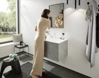Смеситель для раковины Hansgrohe Finoris 100 76010700 матовый белый Смеситель для раковины Hansgrohe Finoris 100 76010700 матовый белый
