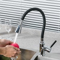 Смеситель для кухни Frap H44 F4044 черный, хром