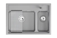Мойка кухонная Granula Kitchen Space 7302i алюминиум Мойка кухонная Granula Kitchen Space 7302i алюминиум