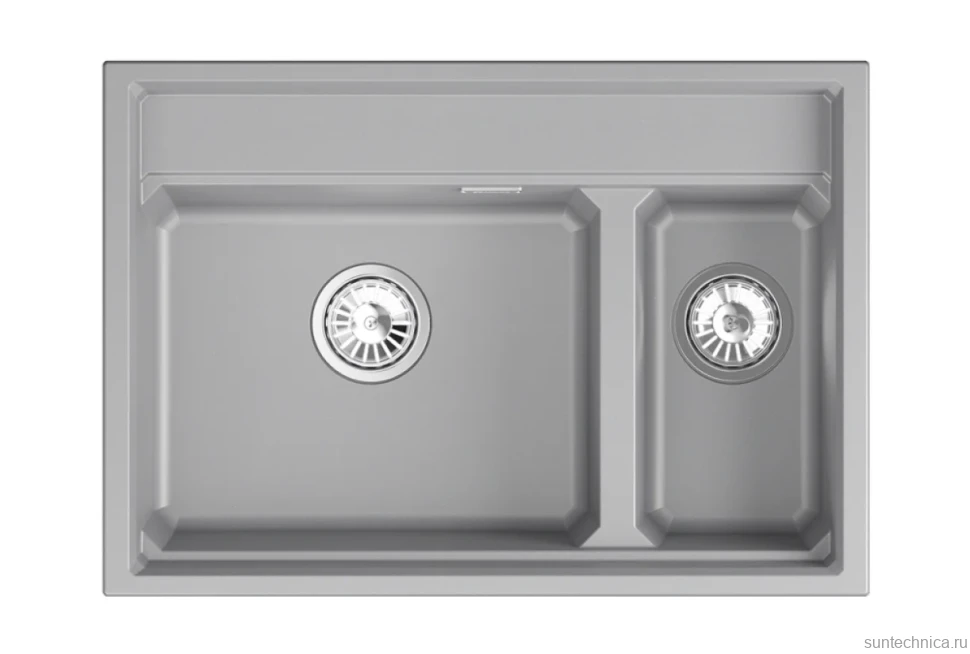 Мойка кухонная Granula Kitchen Space 7302i алюминиум