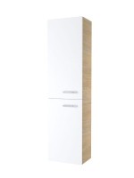 Шкаф-пенал для ванной Ravak Chrome SB 39 L капучино, глянцевый белый