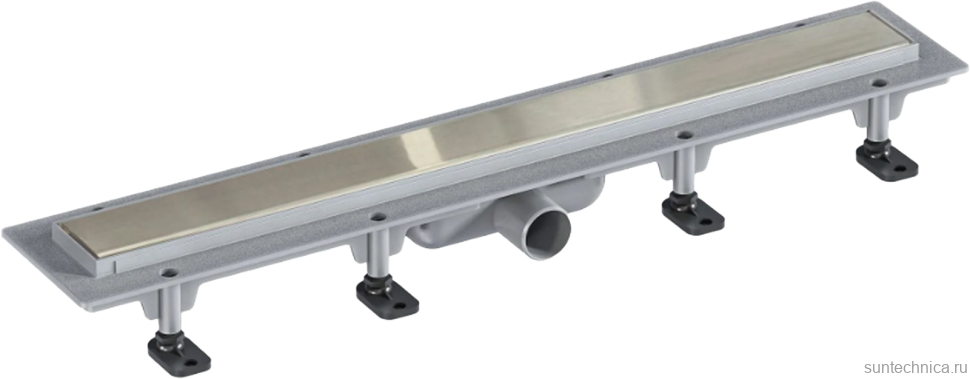 Душевой трап Good Door ТЛ00024 83,5x4,9 см, серый