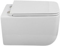 Унитаз подвесной BelBagno Luce BB076CH-TOR/SC безободковый, глянцевый белый, сиденье soft close