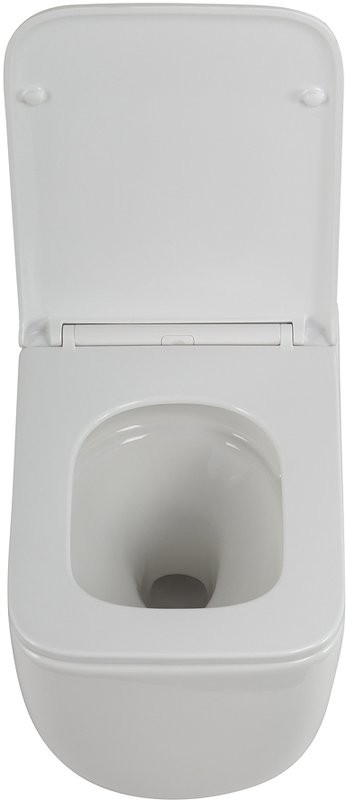 Унитаз подвесной BelBagno Luce BB076CH-TOR/SC безободковый, глянцевый белый, сиденье soft close