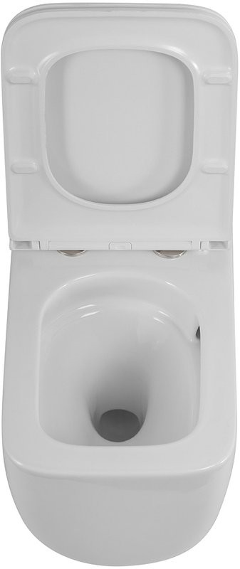 Унитаз подвесной BelBagno Luce BB076CH-TOR/SC безободковый, глянцевый белый, сиденье soft close