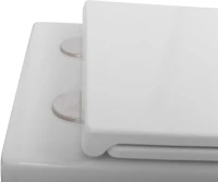 Унитаз подвесной BelBagno Luce BB076CH-TOR/SC безободковый, глянцевый белый, сиденье soft close