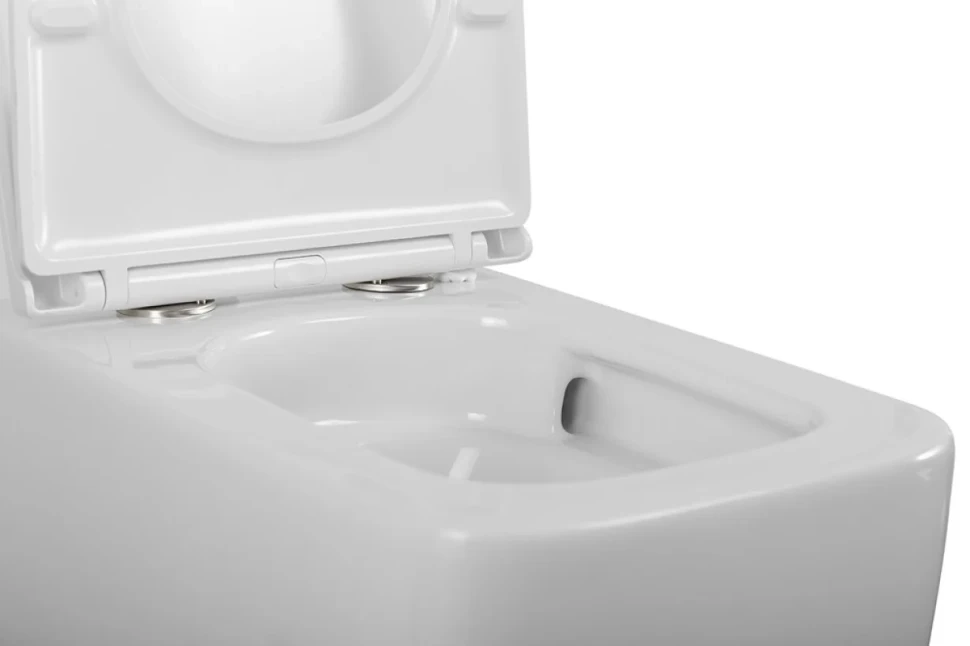 Унитаз подвесной BelBagno Luce BB076CH-TOR/SC безободковый, глянцевый белый, сиденье soft close
