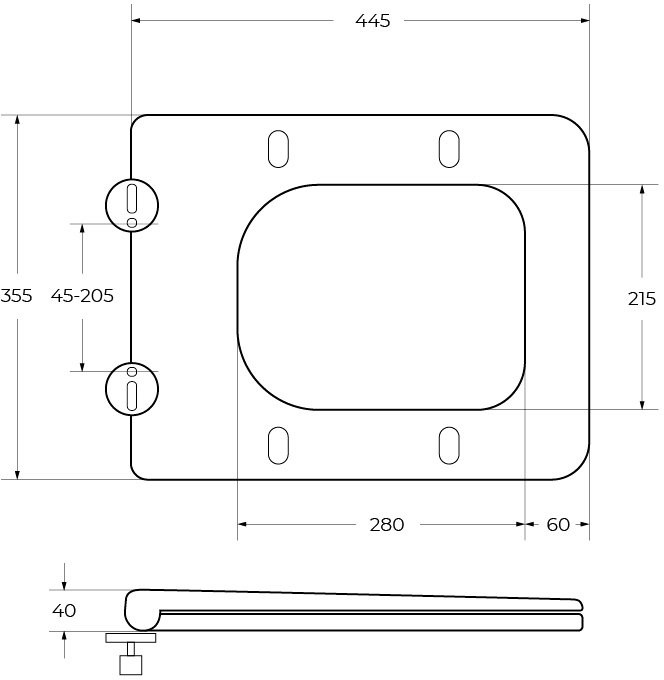 Унитаз подвесной BelBagno Luce BB076CH-TOR/SC безободковый, глянцевый белый, сиденье soft close