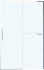Душевая дверь в нишу Vincea Slim Soft 110 см, профиль хром, стекло прозрачное