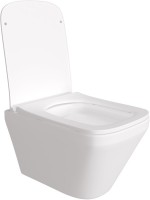 Унитаз подвесной Teymi Kati T40701 с микрофлитом, безободковый, белый