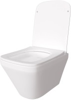 Унитаз подвесной Teymi Kati T40701 с микрофлитом, безободковый, белый