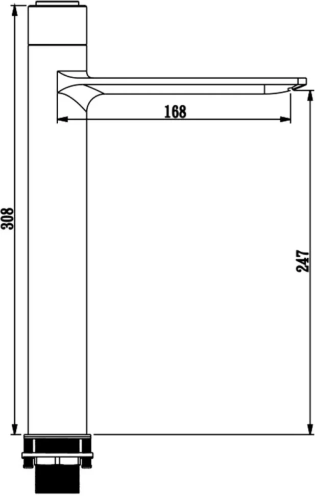 Смеситель для раковины Savol S-601810G