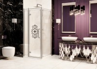 Душевой уголок Ambassador Royal 18015107-L 100х100 см, профиль хром