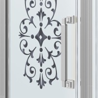 Душевой уголок Ambassador Royal 18015107-L 100х100 см, профиль хром