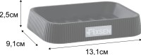 Мыльница Fixsen Black Wood FX-401-4 черная
