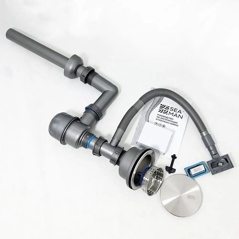 Мойка кухонная Seaman Eco Marino SME-440 хром