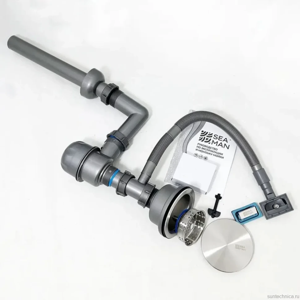 Мойка кухонная Seaman Eco Marino SME-440 хром